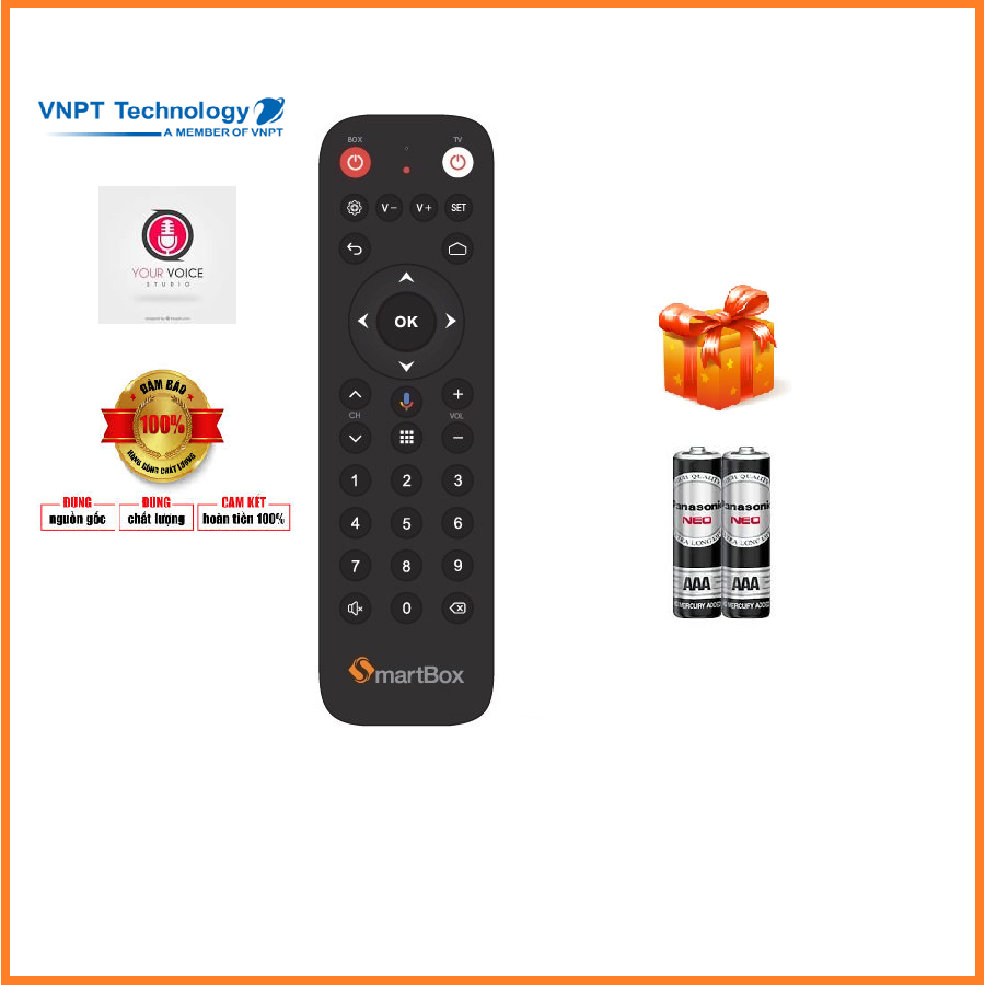 [HCM]Điều khiển đầu thu SMARTBOX VNPT