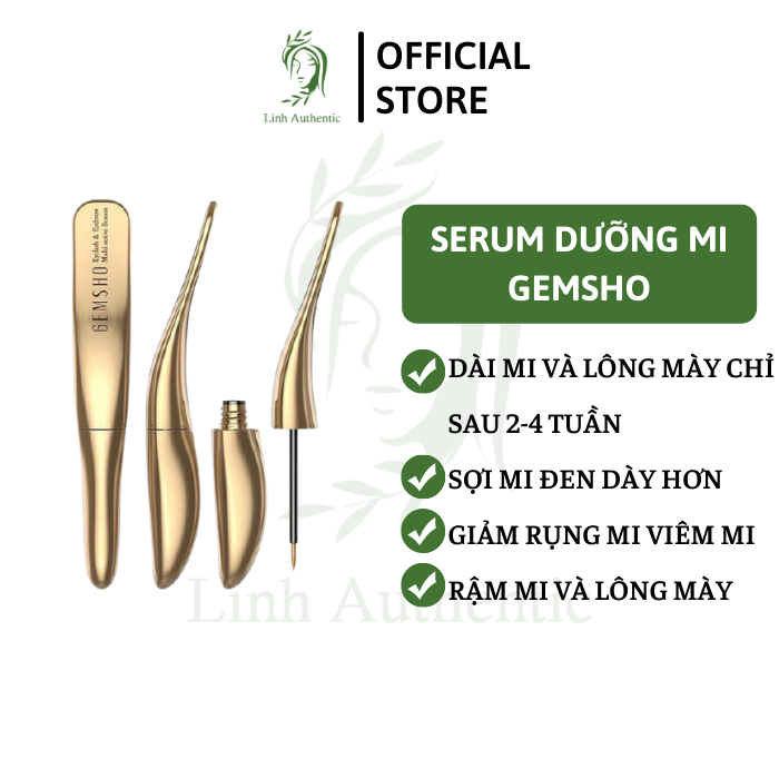 Serum dưỡng mi kích thích mọc mi dài mi nhanh GEMSHO