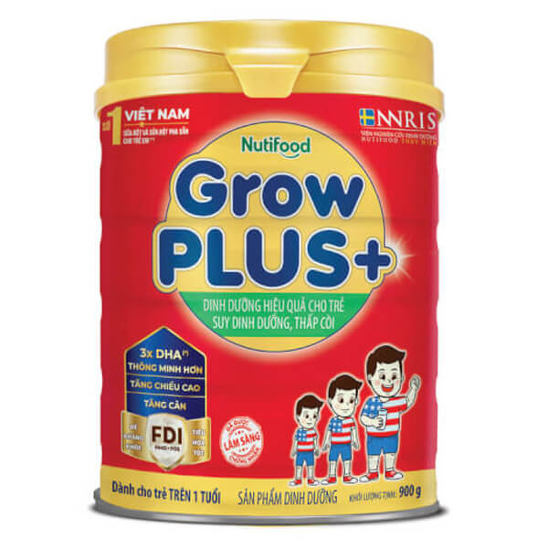 Sữa growplus+ đỏ 900g