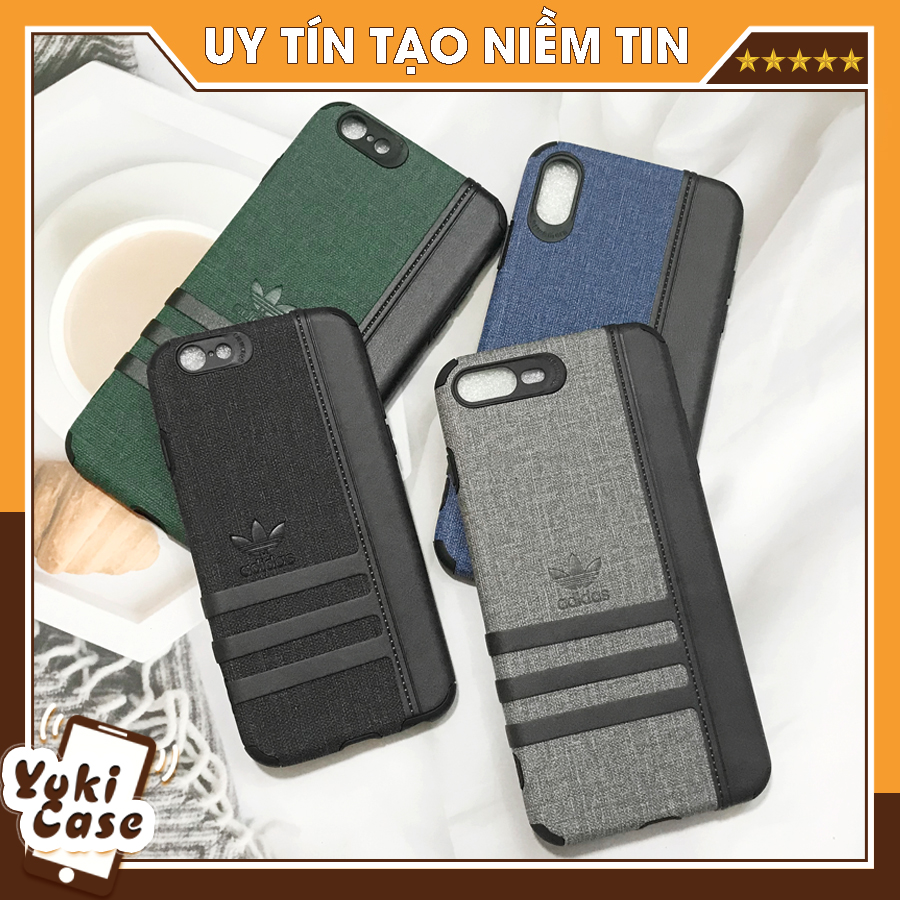 Ốp lưng thể thao da phối vải sần cao cấp - ốp iphone viền dẻo 6.6s.6plus.6s plus.7plus.8plus.xsmax