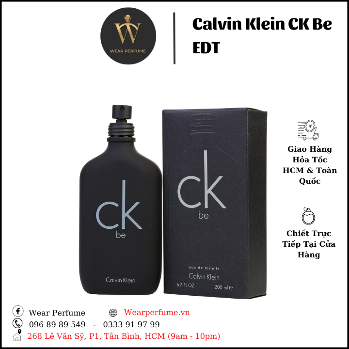 Nước hoa unisex calvin klein ck be