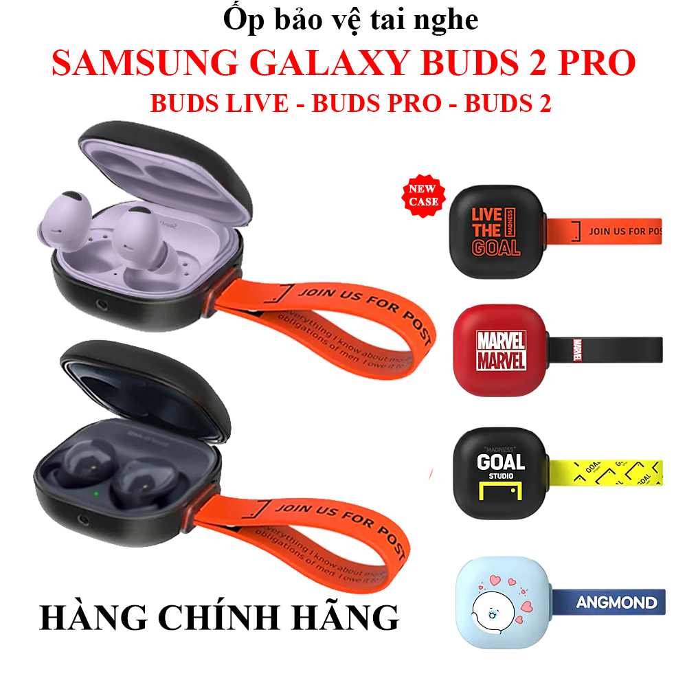 [Buds 2 Pro] Ốp bảo vệ tai nghe Samsung Galaxy Buds 2 Pro/Buds Pro/Buds2/Buds Live
