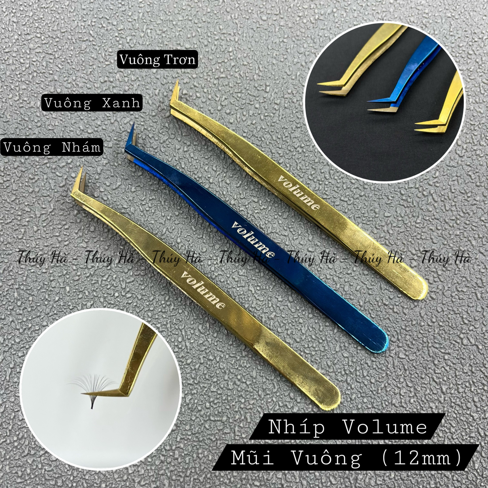 Nhíp nối mi volume _bao test_tạo fan_dụng cụ nối mi _ mi fan _thúy hà