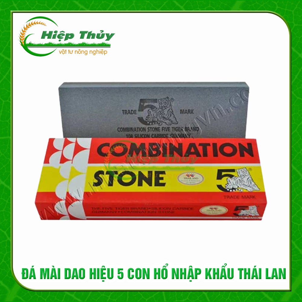 Đá mài dao hiệu 5 con hổ độ bền cao và không bị chai đá khi mài nhập khẩu Thái Lan