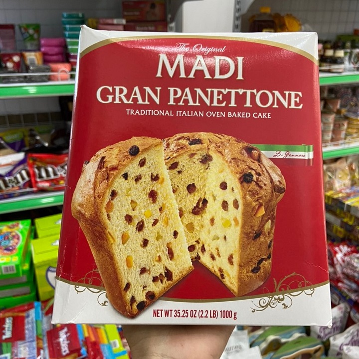 Bánh mì nhân nho khô Madi cúa Ý 1kg