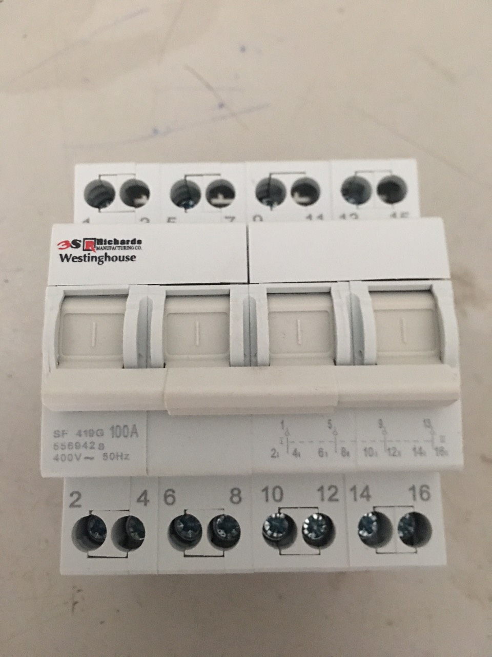 CẦU DAO ĐẢO CHIỀU MINI 2P-100A RICHARDS-MỸ