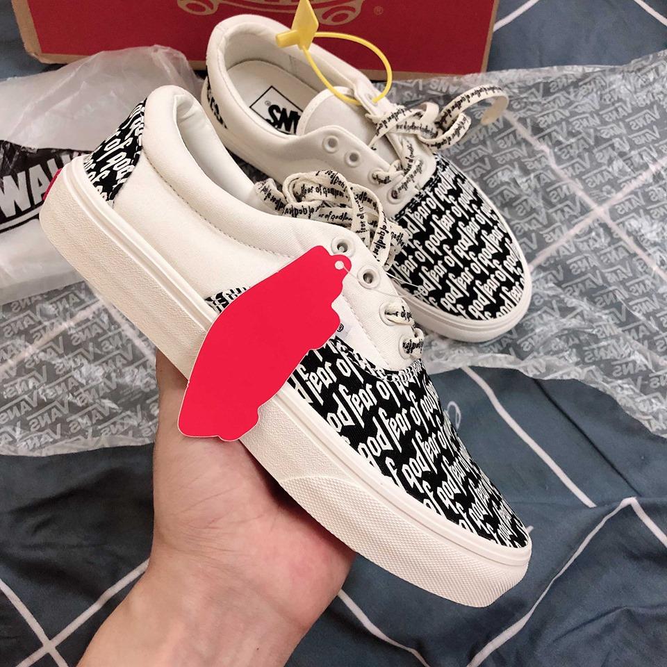 [Full Box+ Tặng Hộp] Giày Thể Thao nam nữ thời trang Vans. fear of god mới