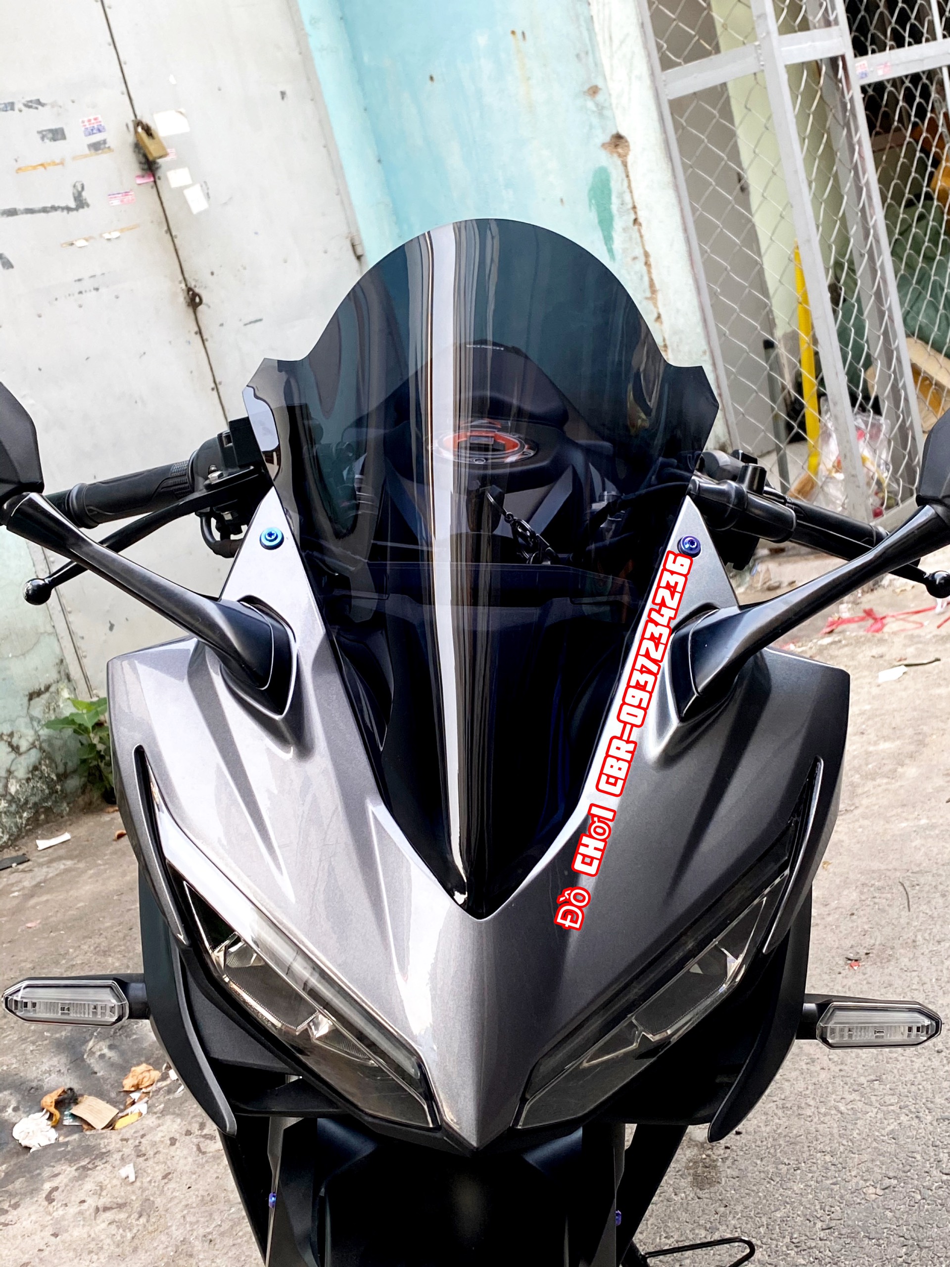 Kính chắn gió CBR150 allnew 2019 thailandv3