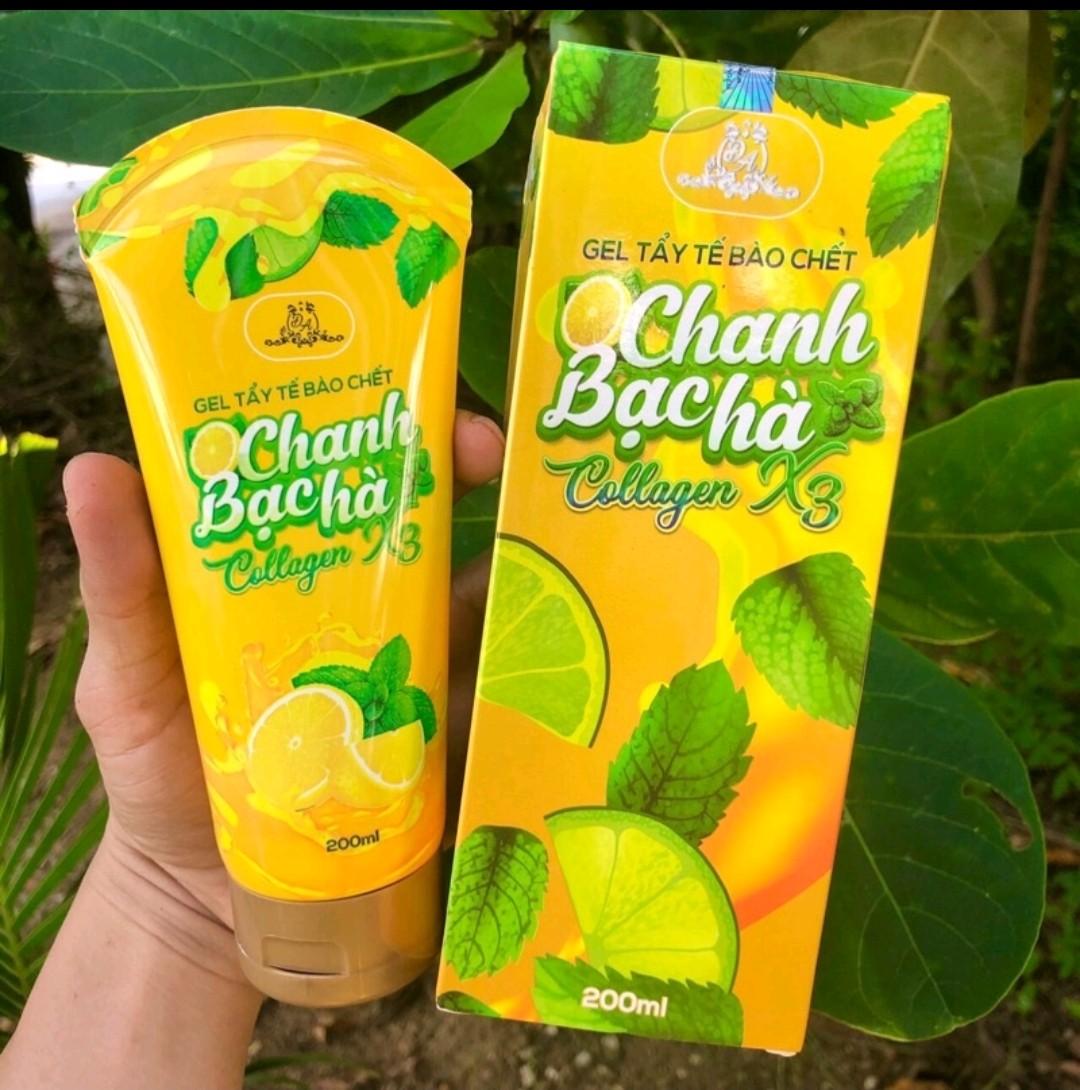 Tẩy tế bào da chết collagen X3 Đông Anh 200ml (dùng cho da mặt và body) - sáng da, trắng hồng tự nhiên