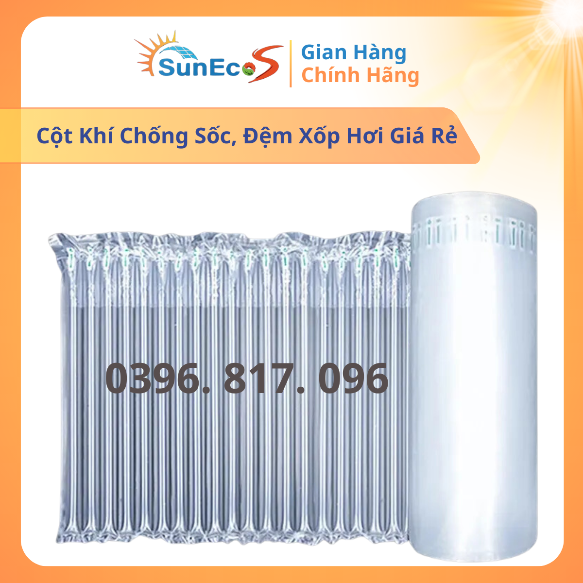 Cột khí chống sốc, đệm xốp hơi giá rẻ