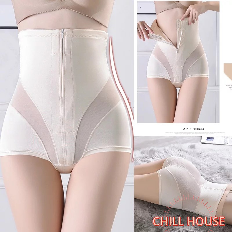 Quần Gen Bụng Lụa Kéo Khóa - Chillhouse