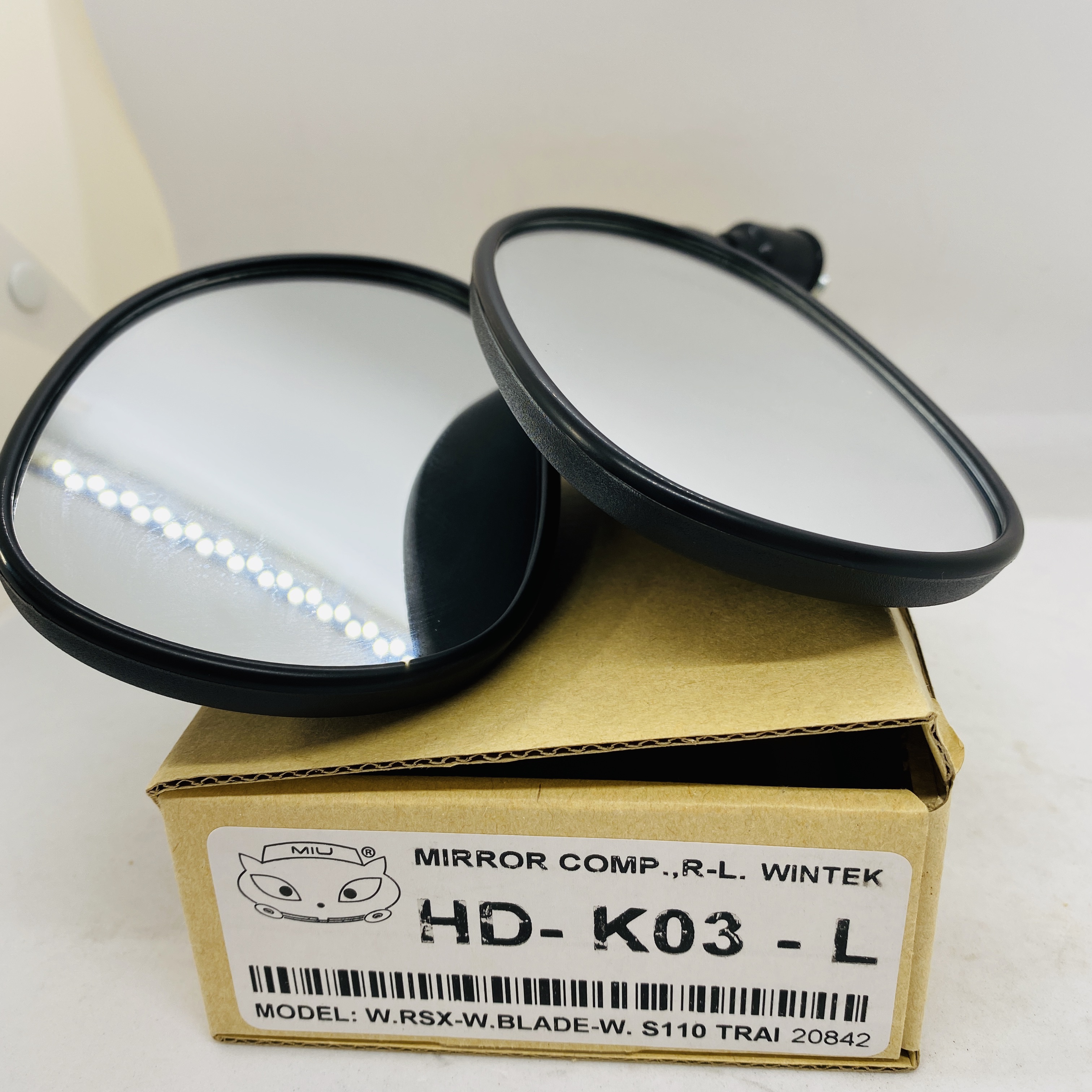 Gương chiếu hậu trái lẻ 1 cái cho honda wave rsx / wave s110 / blade