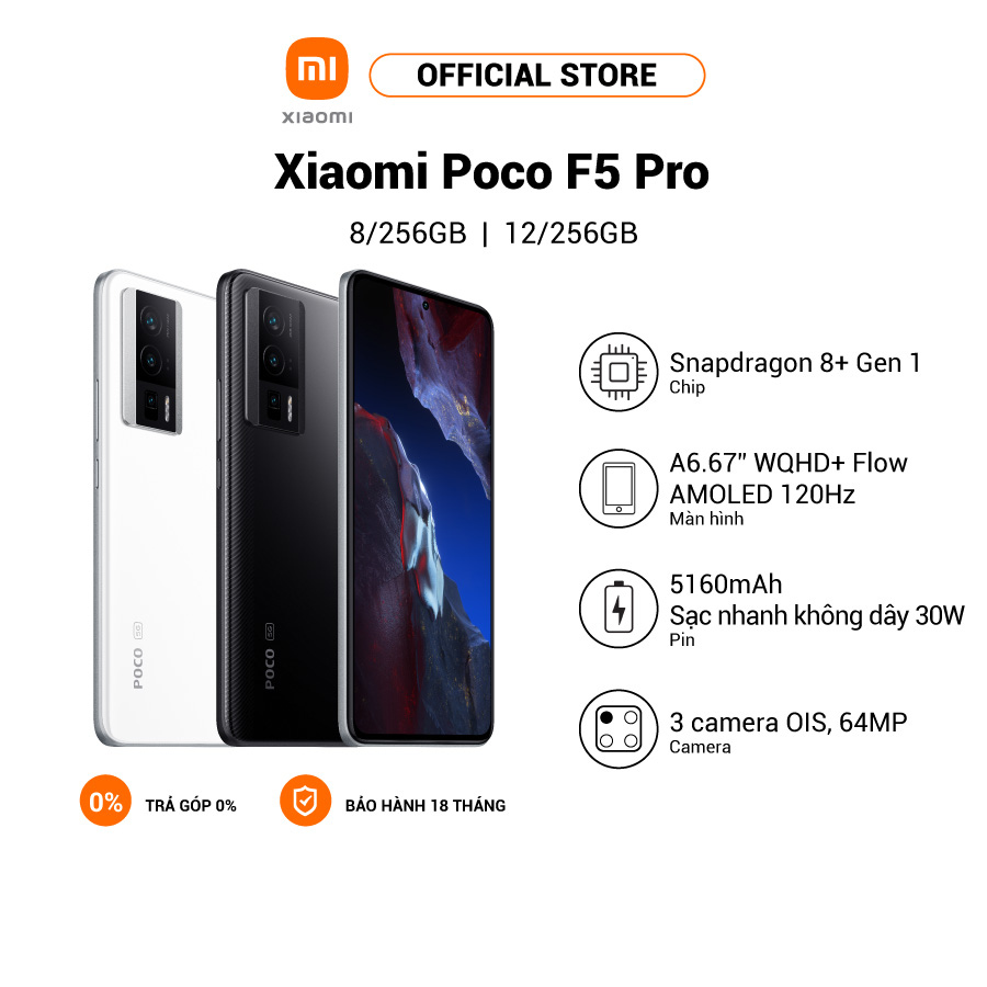 Điện thoại poco f5 pro 8+256gb i 12+256g