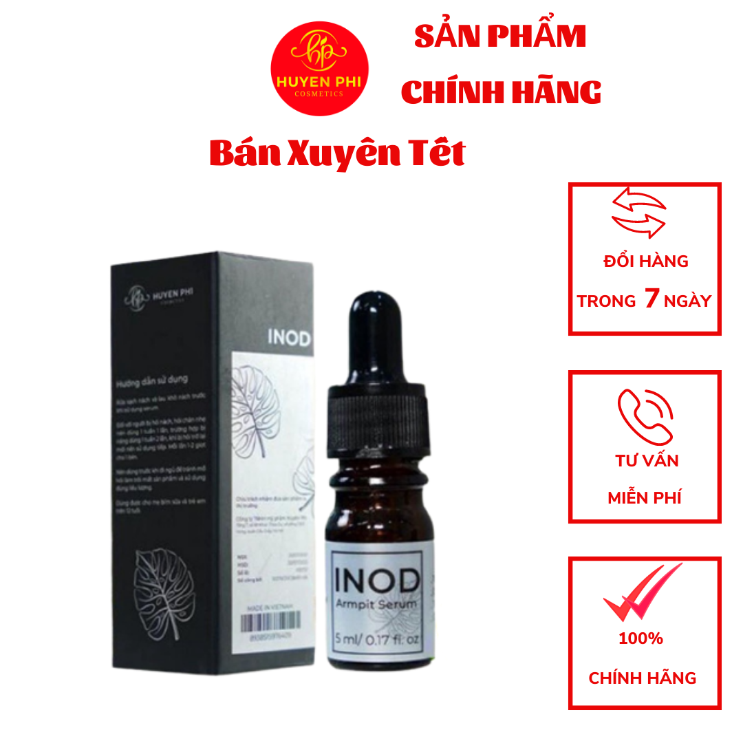 [HCM]Serum Khử Mùi Hôi Nách INOD Huyền Phi, Khử Mùi Hôi Chân , Mùi Cơ Thể , Giảm Thâm, Khô thoáng giảm thâm hôi hương thơm tự nhiên
