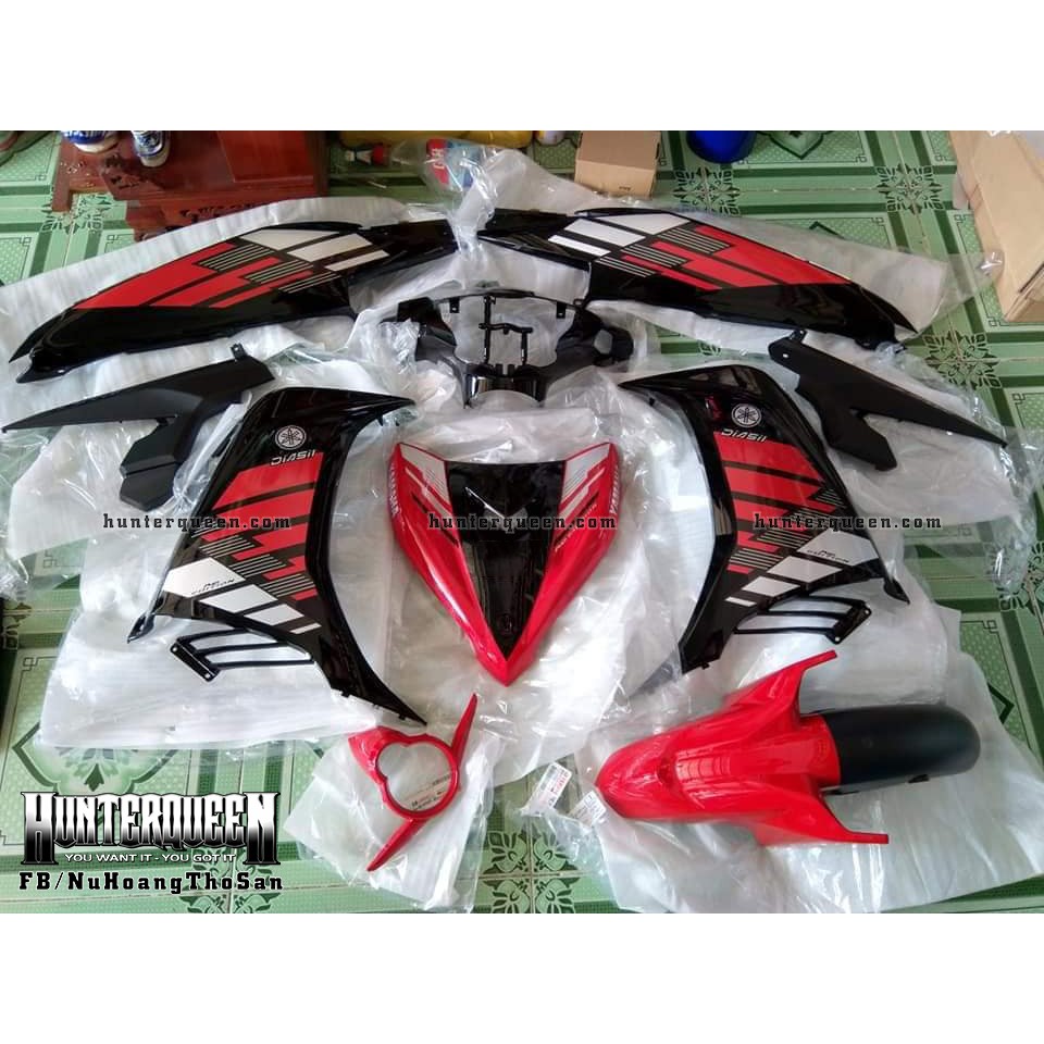 Tem Rời Exciter 2011 - Rc 2014 Đỏ Đen - Tùy Chỉnh Theo Yêu Cầu - Tem Chế Exciter 135 Chất Lượng Cao