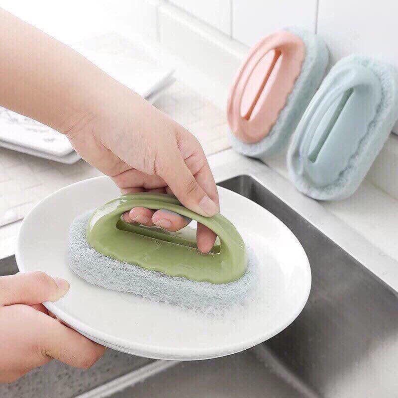Bàn chải bọt biển cọ rửa nhà bếp nhà tắm đa năng-Bàn Chải Cọ Rửa Bọt Biển Đa Năng Có Tay Cầm Tiện Dụng Bàn chải bọt biển cọ rửa nhà bếp nhà tắm đa năng-Bàn Chải Cọ Rửa Bọt Biển Đa Năng Có Tay Cầm Tiện Dụng