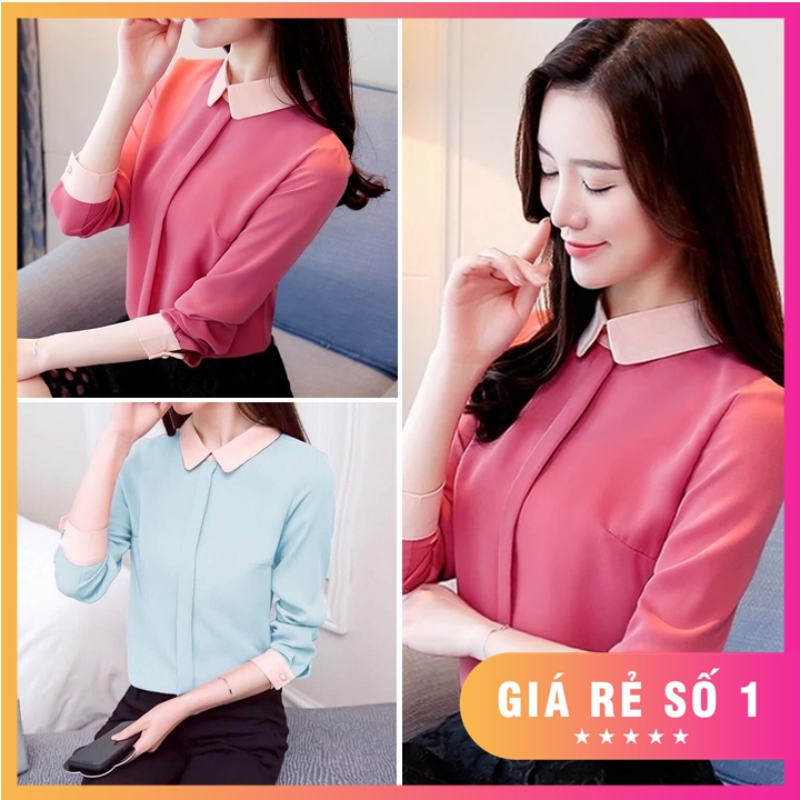 Áo sơ mi nữ tính trẻ trung td1