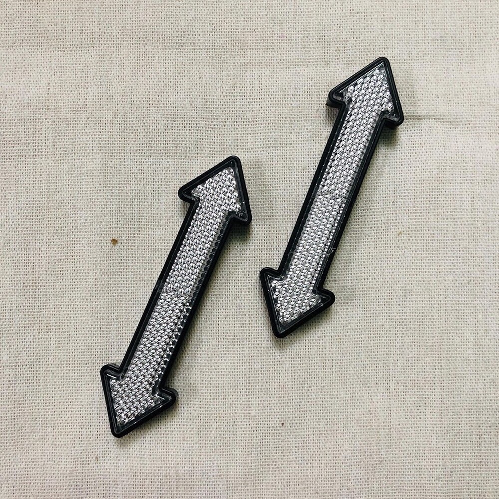 [Sale Sale] Tem Trang Trí - Mũi Tên 2 Đầu Phản Quang dùng dán phuộc hoặc các vị trí khác trên xe