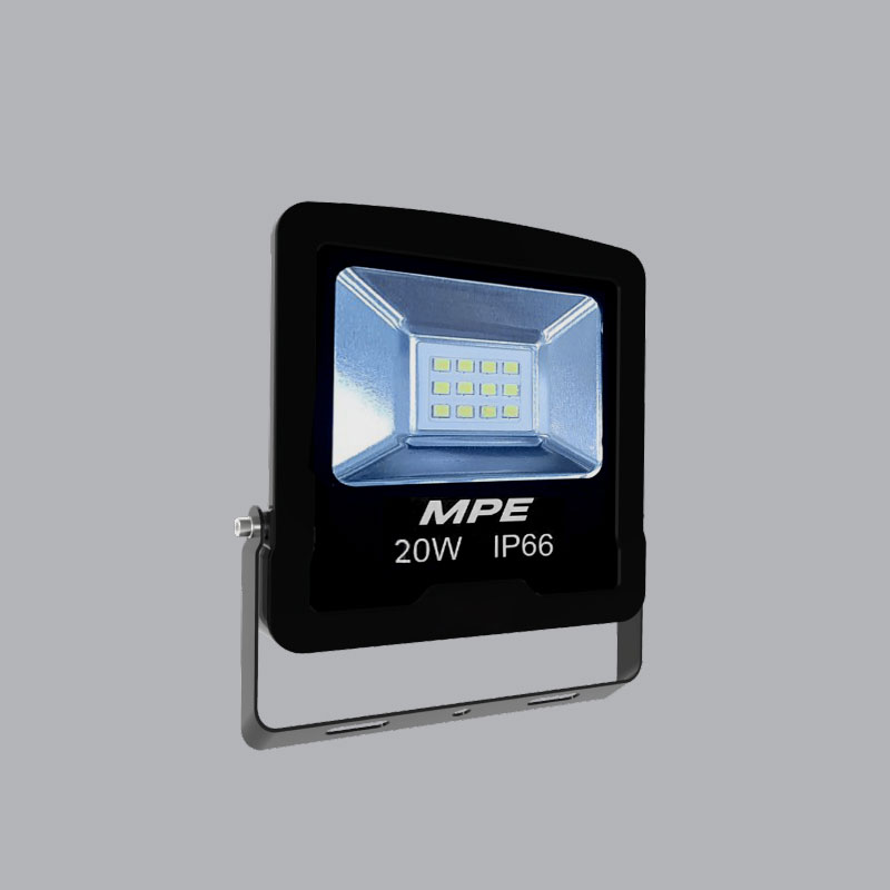 Đèn led pha 20w mpe ánh sáng trắng, vàng - bh 24 tháng 1 đổi 1 chính hãng