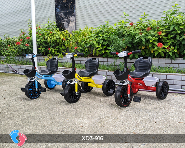 Xe đạp ba bánh trẻ em Broller BABY PLAZA XD3-916 (có nhạc)