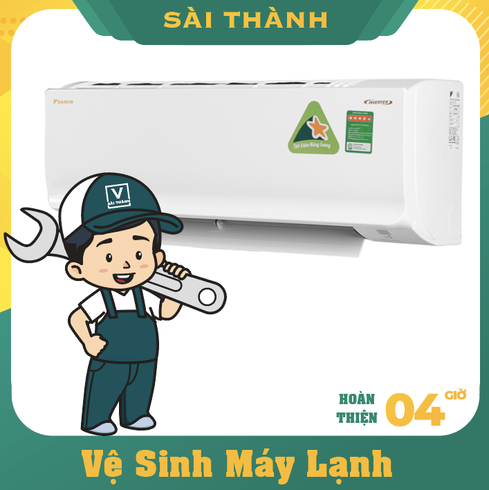 [HCM] Dịch Vụ Vệ sinh Máy Lạnh 2.0HP - Điện máy Sài Thành