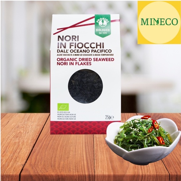 Rong biển Nori hữu cơ 25g Probios Organic Nori Seaweed