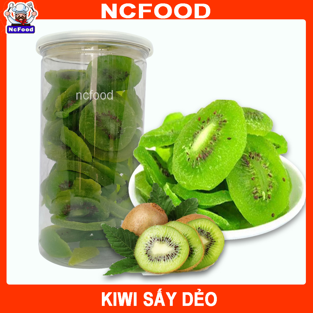 Kiwi sấy dẻo hủ pet 500gr
