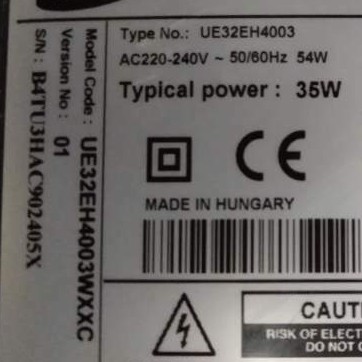 Bo nguồn UA32EH4003 32EH4003