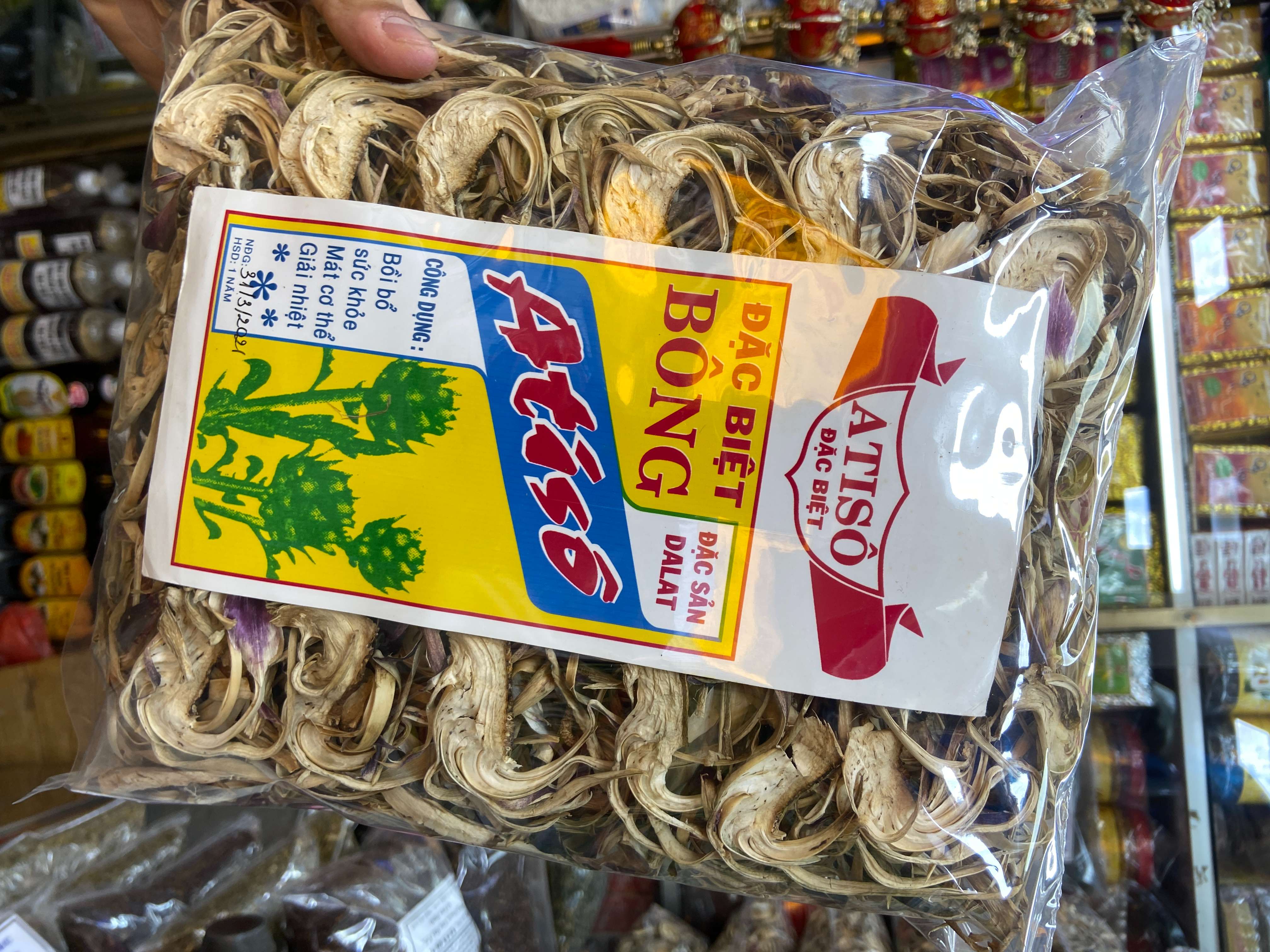 BÔNG ATISO KHÔ ĐÀ LẠT LOẠI 1 GIÚP MÁT GAN , GIẢI ĐỘC ( 500 GRAM )