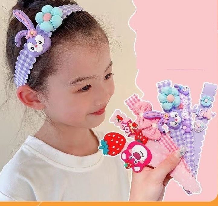 Băng đô dán tóc mái cố định chống gãy tóc xược tóc phong cách Hàn Quốc cho bé Lotso