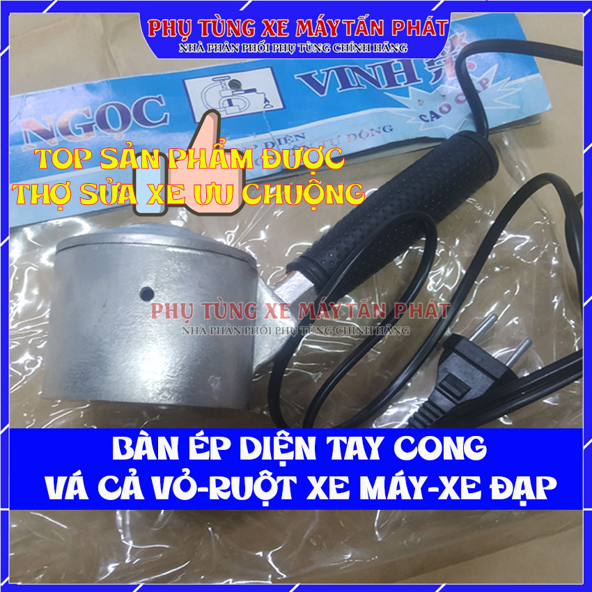 Máy Ép Điện Bàn - Ép Điện Vá Vỏ Ruột Xe Máy Hãng Ngọc Vinh Chất Lượng Cao