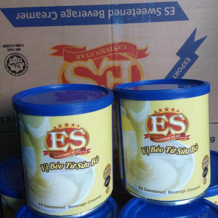 Combo 2 Sữa đặc Creamer ES có đường 1KG Malaysia (Nắp Xanh)