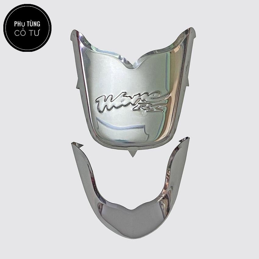 1 bộ mỏ đuôi dè xe wave rs inox - bảo vệ dè inox - phụ tùng cô tư