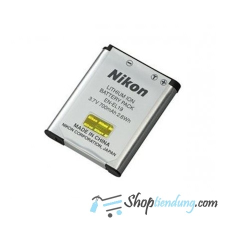 Pin en-el19 dùng cho máy ảnh nik0n coolpix s3100, s4100, s2500, s2600, s3700, s7000