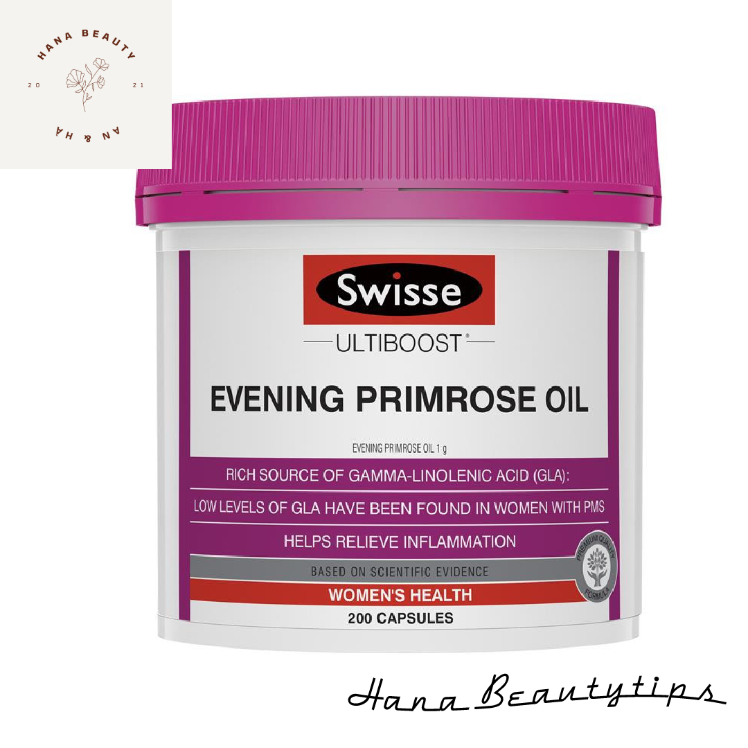 Viên uống tinh dầu hoa anh thảo Swisse ultiboost evening primrose oil 200 viên
