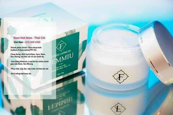 Kem hút nám , thải độc chì femmiu khử nám, tàn nhang, vết thâm