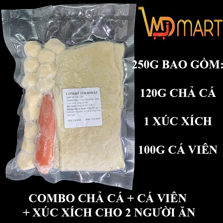 250G COMBO CHẢ CÁ + CÁ VIÊN +XÚC XÍCH LÀM LẨU TOK 2 NGƯỜI ĂN Giá tốt