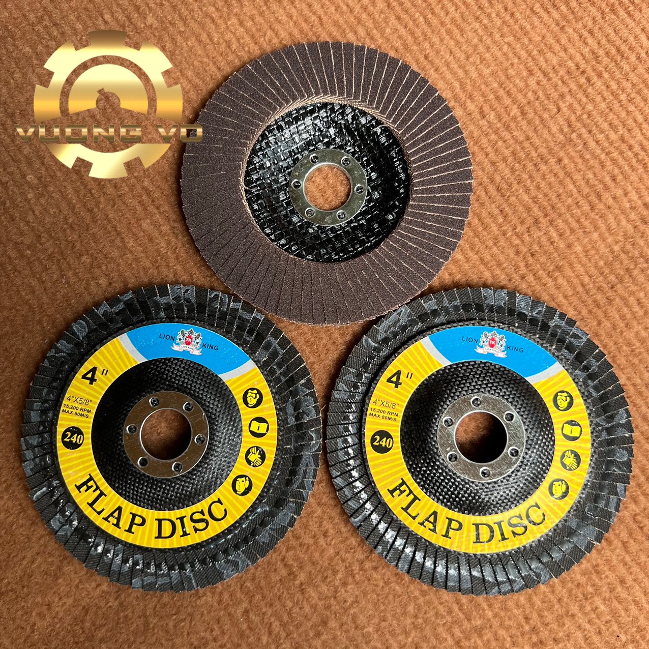 Nhám xếp lionking-ráp xếp lionking đường kính 100mm lỗ cốt 16mm