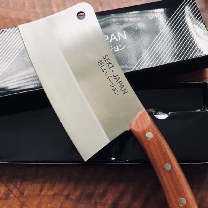 [Xả hàng] Dao Chặt Xương Seki Nhật Bản- Hàng chính hãng - Cho xem hàng