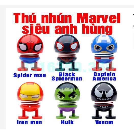 Combo 6 emoji lò xo siêu nhân - đồ chơi giảm stress,thú nhún emoji - emoji lò xo - emoji cười - emoji lò xo ngộ nghĩnh - đồ chơi tiêu khiển - trang trí xe hơi