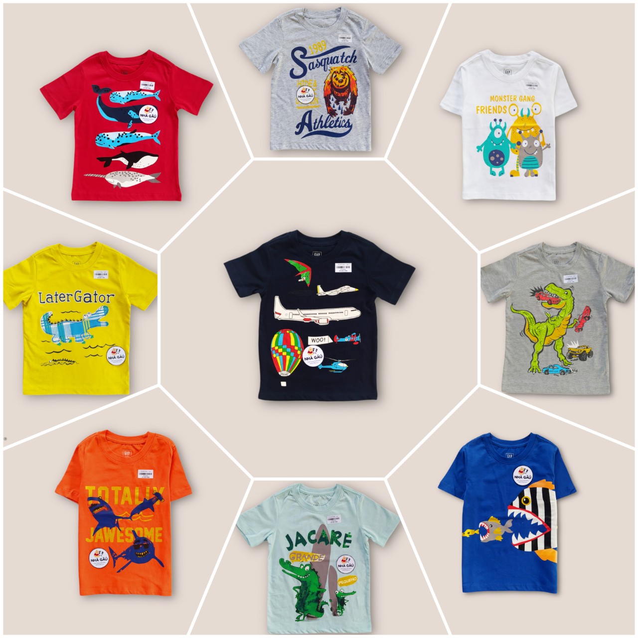 Áo thun bé trai gap gap boys t-shirt