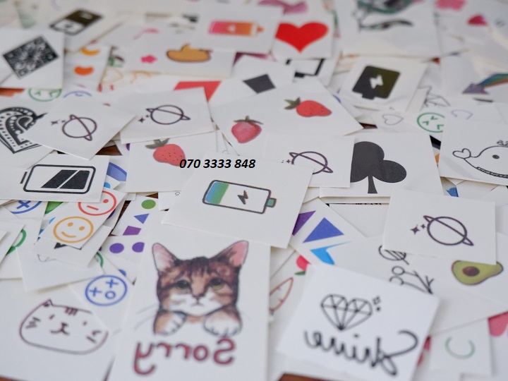 [SALE SHOCK ] Hình Dán Sticker Cực Cá Tính ( NGẪU NHIÊN )