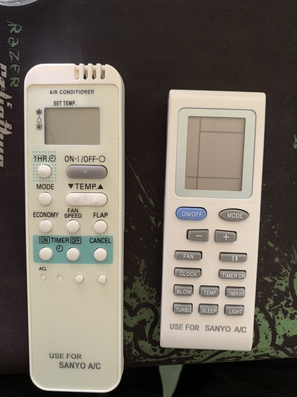 Remote máy lạnh sanyo điều khiển điều hòa sanyo