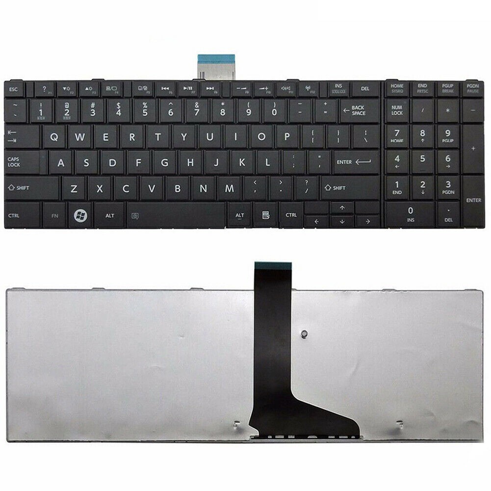 Bàn phím Laptop Toshiba Satellite C850 C850D C855 C855D L850 L850D L855 màu đen -trắng sản phẩm tốt có độ bền cao cam kết sản phẩm nhận được như hình