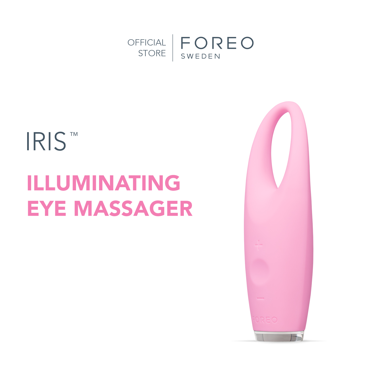 Máy massage mắt cao cấp Foreo IRIS xóa tan bọng mắt và vết chân chim, 8 chế độ rung, thời gian sử dụng đến 140 lần cho một lần sạc, bảo hành 2 năm - intl