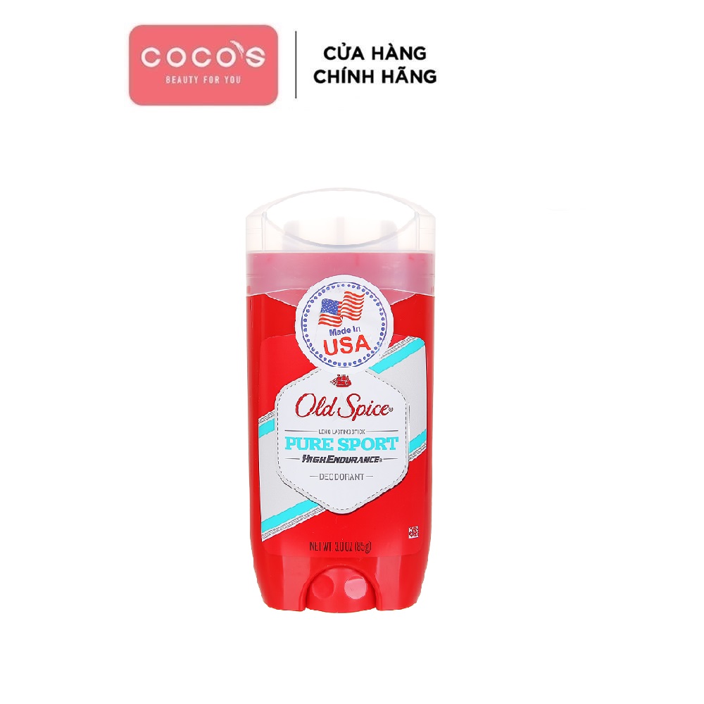 Lăn Khử Mùi Cho Nam Old Spice Pure Sport 85g High Endurance Deodorant Pure Sport