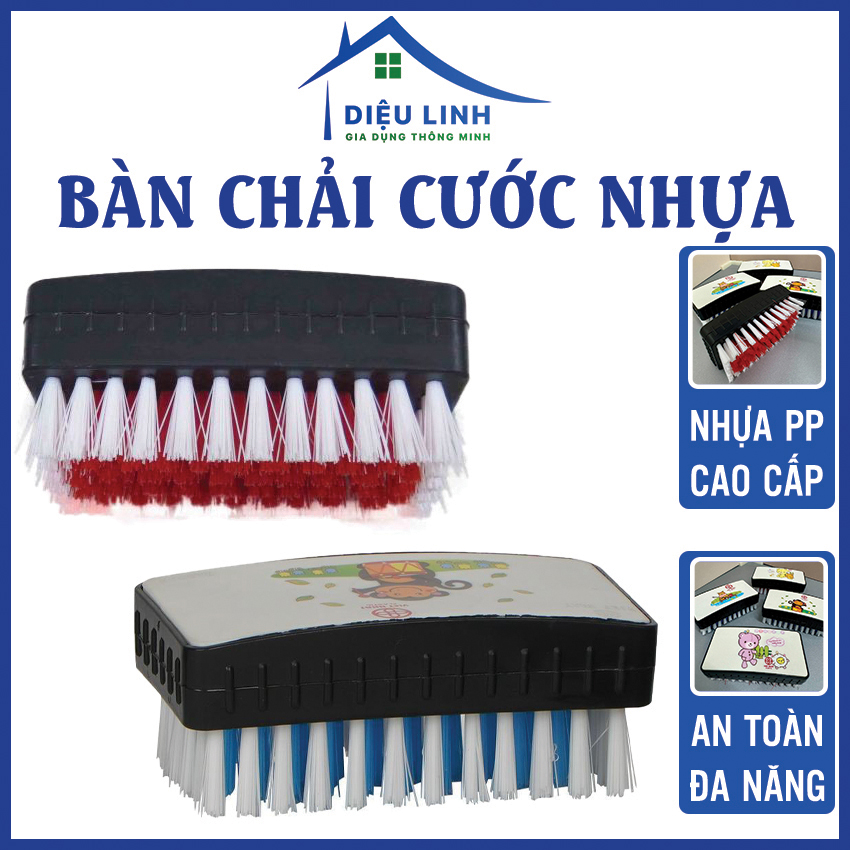 Bàn chải cước nhựa 5858 cao cấp, bàn chải sợi cước giá rẻ, bàn chải chà sàn, giày dép, bàn chải cước đa năng dieulinhshop