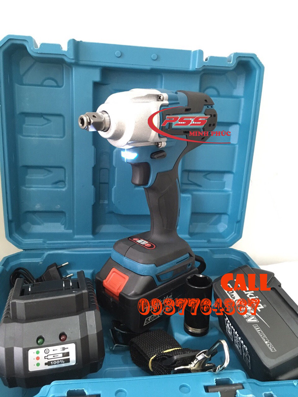 Máy Siết ốc Bulong Đa Năng Mở Ốc, Bắt Vít, Khoan Chân Pin Thông Dụng, Máy tháo mở ốc vít Makita 72V , không dùng chổi than chất lượng cao,