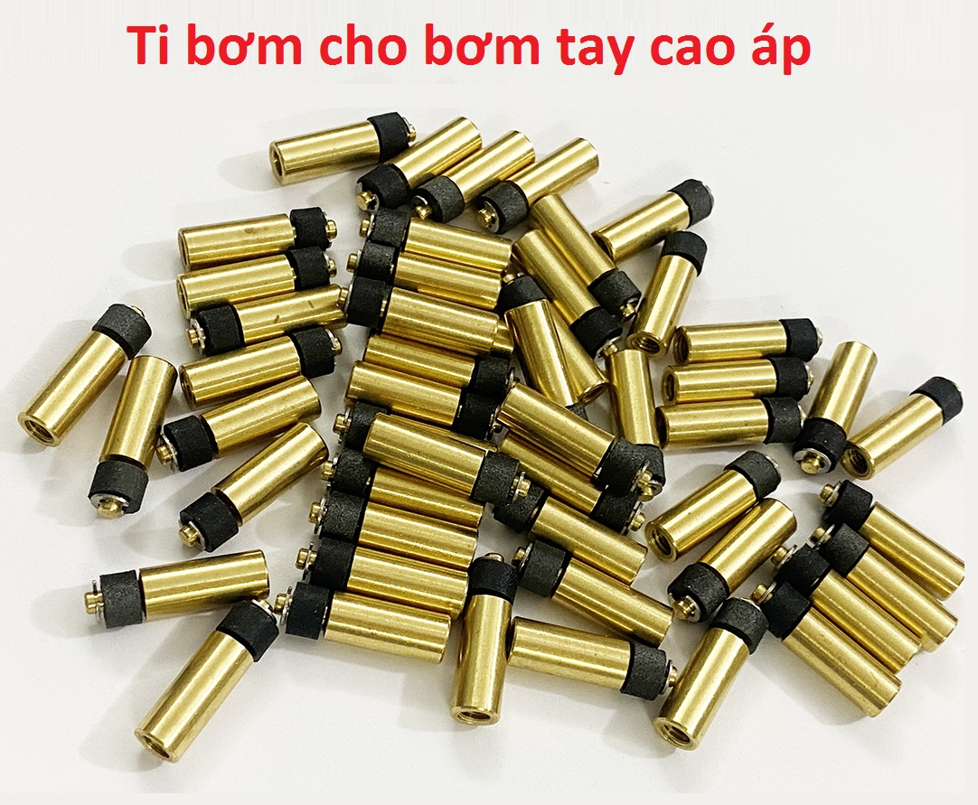 Ti bơm ( Loai đặc biệt ) Tạo Áp Khí Nén Mạnh dùng cho bơm tay cao áp - xi lanh khí áp suất cao vòng piston ba tầng 30 40MPa Pít tông đồng M5 -  ( Ty bơm, Ron Sim, roan, roăn, roang, roăng, doan, doang, doăng, phon, pom. xec măng, secmang )