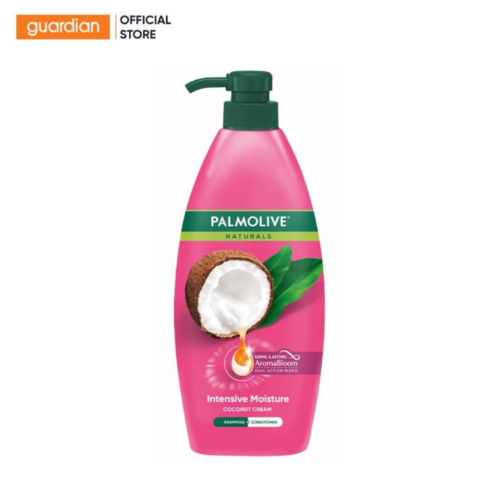 Dầu Gội Kèm Dầu Xả 2 Trong 1 Dưỡng Ẩm Bổ Sung Palmolive Từ Sữa Dừa 600ml